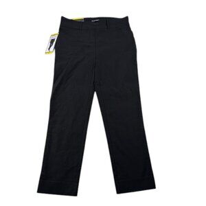 Hilary Radley Pants Black High Rise Slim Leg Pull On Women's Size S